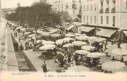 06 - Nice - Le Marché Du Cours Saleya - Animée - CPA - Voir Scans Recto-Verso - Mercati, Feste