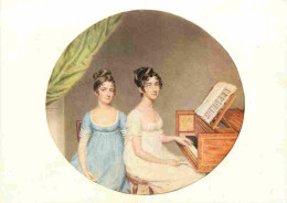 Art - Peinture - John Smart - Miss Harriet And Miss Elizabeth Binney Daughters Of Charles Binney Who Was Secretary To Th - Paintings
