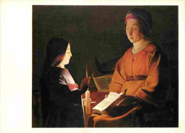 Art - Peinture Religieuse - Georges De La Tour - The Education Of The Virgin - The Frick Collection New York - CPM - Voi - Gemälde, Glasmalereien & Statuen