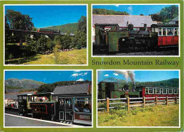 Trains - Royaume Uni - Snowdon Mountain Railway - Multivues - CPM - UK - Voir Scans Recto-Verso - Trains