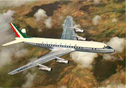 Aviation - Avions - Douglas Super DC 8 - Compagnie Alitalia Airlines - Carte Neuve - CPM - Voir Scans Recto-Verso - 1946-....: Era Moderna