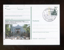 "BUNDESREPUBLIK DEUTSCHLAND" 1989, Bildpostkarte Mit Bildgleichem Stempel Ex "OETIGHEIM" (R2123) - Bildpostkarten - Gebraucht