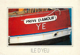 85 - Ile D'Yeu - Bateaux - Collection Lumière Et Refuge En Haute Mer - CPM - Voir Scans Recto-Verso - Ile D'Yeu