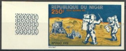 Niger 1972, Space, Apollo 17, 1val IMPERFORATED - Niger (1960-...)