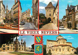 58 - Nevers - Multivues - Automobiles - Blasons - CPM - Voir Scans Recto-Verso - Nevers