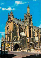 57 - Metz - La Cathédrale Saint Etienne - La Porte De Notre-Dame-la-Ronde Et La Tour De Mutte - Automobiles - CPM - Voir - Metz