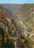 48 - Les Gorges Du Tarn - Panorama Du Roc Des Hourtous Surplombant Les Détroits De 300 M - Flamme Postale - CPM - Voir S - Gorges Du Tarn