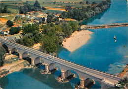 47 - Aiguillon - Pont Napoléon, La Plage Et La Digue - Vue Aérienne - CPM - Voir Scans Recto-Verso - Altri & Non Classificati