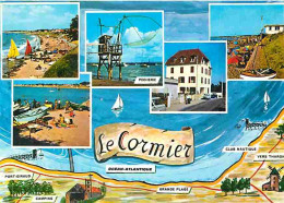 44 - La Plaine Sur Mer - Multivues - Automobiles - Plage - Carte Géographique - CPM - Voir Scans Recto-Verso - La-Plaine-sur-Mer