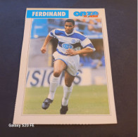 Fiche Illustrée Sport Football ** Onze Mondial   ** Angleterre  ** Leslie Ferdinand - Deportes