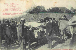 58 - Nièvre - Foires En Morvan - Les Boeufs - Animée - Grosse Animation - Correspondance - CPA - Oblitération De 1909 -  - Autres & Non Classés