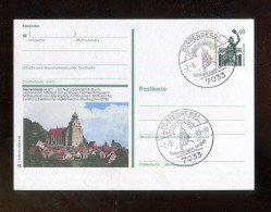 "BUNDESREPUBLIK DEUTSCHLAND" 1989, Bildpostkarte Mit Bildgleichem Stempel Ex "HERRENBERG" (R2124) - Cartes Postales Illustrées - Oblitérées