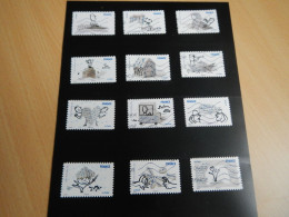 Série De 12 Timbres Autoadhésifs Oblitérés France N°473 à 484, Année 2010 - Used Stamps