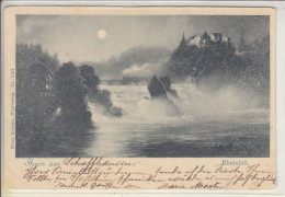 GRUSS AUS RHEINFALL  - DOS UNIQUE   - 13.10.1899 !! - Neuhausen Am Rheinfall