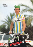 Vélo - Cyclisme - Coureur Cycliste Jaime Vilamajo - Team Kelme - 1988 - Cycling