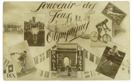 P3456 - FRANCE , RARE POST CARD, SENT FROM SURESNES TO SWITZERLAND, USING OLYMPIC STAMPS 23.7.24 - Summer 1924: Paris