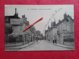 AUXERRE      POSTE ET RUE DE PARIS - Autres & Non Classés