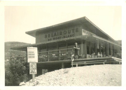 290524A - 74 PHOTO Restaurant RELAIROUTE Du Mont-Blanc - Publicité Gelati Motta - Altri & Non Classificati