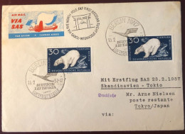 DDR, PA Sur Enveloppe 15.2.1957 Pour Tokyo, Japon - (B2769) - Brieven En Documenten