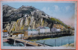 CARTE GRENOBLE - 38 - PERSPECTIVE DES QUAIS ET DES FORTS -SCAN RECTO/VERSO -10 - Grenoble