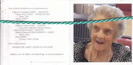 Julienne Parmentier-Naert, Izegem 1915, 2016. Honderdjarige. Foto - Obituary Notices