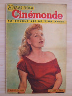 Cinémonde N°753 Du 10 Janvier 1949 Simone Renant-Barbara Bel Geddes-Tino Rossi-Franck Villard-Lana Turner-Gene Kelly - Cinéma/Télévision