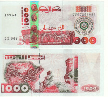 ALGERIA   1'000  Dinars   P143   (dated 22.03.2005 )   " 60th Anniversary Arab League (1945-2005 "    UNC - Algeria