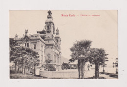 MONACO - Monte Carlo Theatre Unused Vintage Postcard - Operahuis & Theater