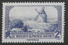 Lot N°204 N°311 , Le Moulin D'Alphonse Daudet à Fontevielle (pli En Haut Gauche)(sans Charnière) - Ungebraucht