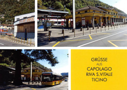 Capolago  4 Bild    Postauto Q  Limitierte Auflage! - Capolago