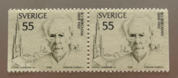 Timbres Suède Se-tenant 13/10/1969 55 öre Neuf N°FACIT 673 - Neufs