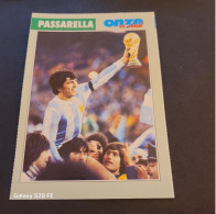 Fiche Illustrée Sport Football ** Onze Mondial   ** Argentine  ** Daniel Alberto Passarella - Sports