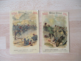 CHOCOLAT POULAIN GUERRE RUSSIE JAPON LOT DE 8 CHROMO - Poulain