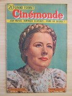 Cinémonde N°754 Du 17 Janvier 1949 Irène Dunne-Aurora Miranda-René Clément-Bob Mitchum-Robert Florey - Kino/Fernsehen