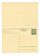 Österreich, Ca.1935, Postkarte Mit Antwortkarte, Unbenutzt, Mit Eingedr. 6Pf/Hindenburg (13167E) - Tarjetas