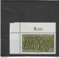 BRD RFA 1987 Aide Alimentaire, Champ De Blé Eckrand Yvert 1177, Michel 1343 NEUF** MNH - Unused Stamps