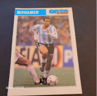 Fiche Illustrée Sport Football ** Onze Mondial   ** Argentine  ** Antonio Ricardo Mohamed - Sports