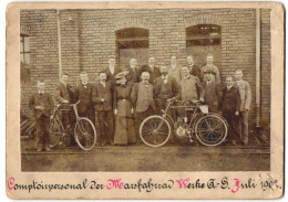 Fotografie Unbekannter Fotograf, Ansicht Nürnberg, Mars Fahrrad - Und Motorradwerke AG 1902, Fahrrad, Velo & Motorrad  - Orte