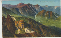 Le  Mont Dore 63  Carte Non Circulée Panorama Du Sancy Pris Du Chemin Des Cretes - Le Mont Dore