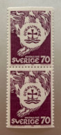 Timbres Suède Se-tenant 04/07/1968 70 öre Neuf N°FACIT 633 - Nuovi