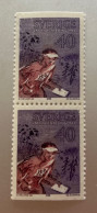 Timbres Suède Se-tenant 05/09/1968 40 öre Neuf N°FACIT 637 - Unused Stamps