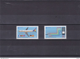 RFA 1988 EUROPA, Airbus, ISDN Yvert 1199-1200, Michel 1367-1368 NEUF** MNH Cote 3,50 Euros - Neufs