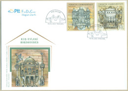 TURKEY 2021 MNH FDC BIRD HOUSES FIRST DAY COVER - Lettres & Documents