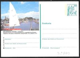 Germania/Germany/Allemagne: Intero, Stationery, Entier, Barca A Vela, Sail Boat, Bateau à Voile - Schiffe