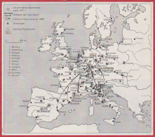 Renaissance. Imprimerie. Les Premières Imprimeries, Diffusion. Universités. Centres D'humanisme. Larousse 1960. - Documents Historiques