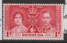 Bermuda  1937 SG 107 Coronation    Mounted Mint - Bermudes