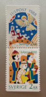 Timbres Suède Se-tenant 29/11/1988 2 Couronnes Neuf N°FACIT 1527 + 1530 - Neufs