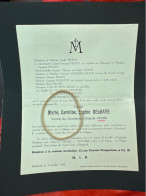 Dame Marie Delhaye Veuve Lieutenant General Frans *1863 Malines +1942 Etterbeek Hombeek Janssens Van Rutten De Ceuninck - Obituary Notices