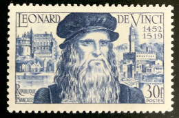 1952 FRANCE N 929 - LEONARD DE VINCI  1452-1519 - NEUF** - Ungebraucht