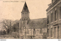 D76  ALLOUVILLE - BELLEFOSSE L'Église  ..........  Carte Peu Courante - Allouville-Bellefosse